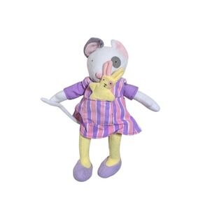 Vintage Kevin Henkes Wemberly Worried Mouse 8" Plush Doll Merrymakers 2001